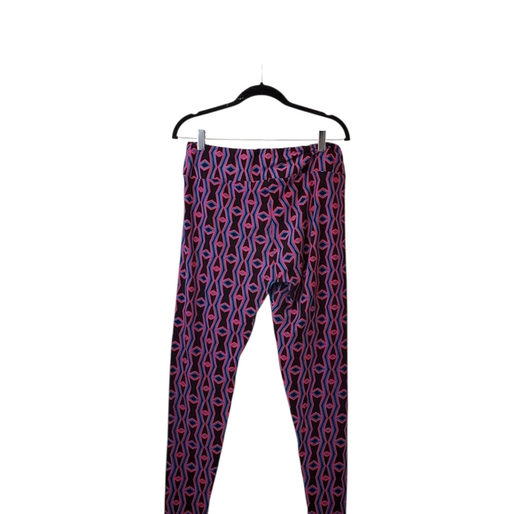 🍁LuLaRoe Women's Plus Size Patterned Leggings - Picture 4 of 5